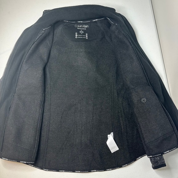 Calvin Klein Performance Quick Dry Full Zip Fleece Jacket Womens Size Medium M - Picture 7 of 11